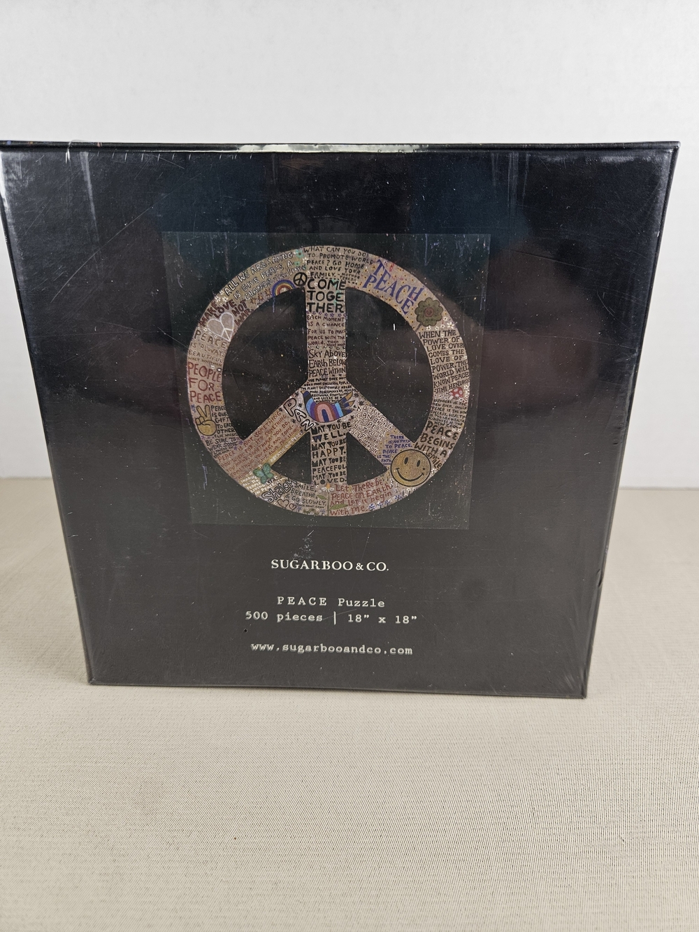 Sugarboo & Co. Peace Puzzle - Black with Multi-Color Accents - Picture 4 of 8